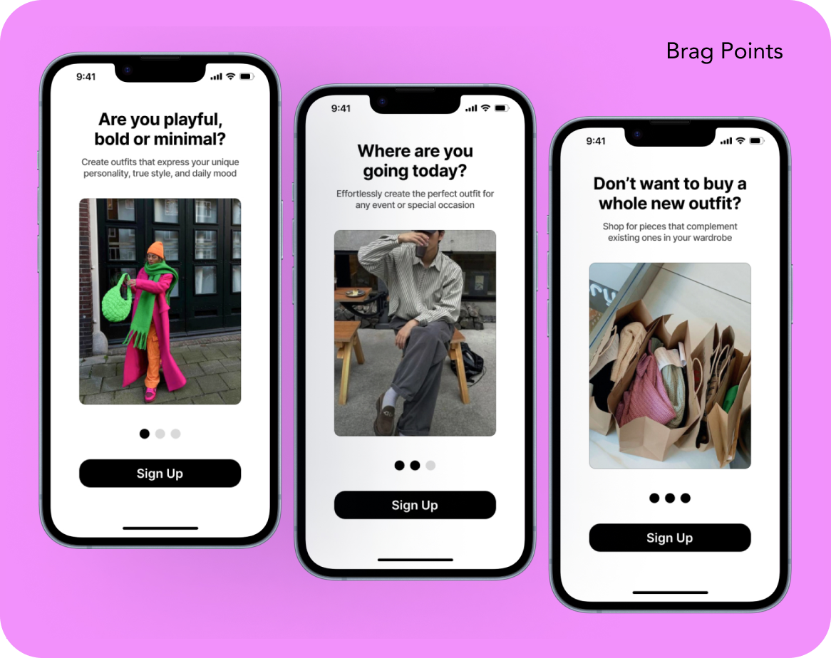 User profile design